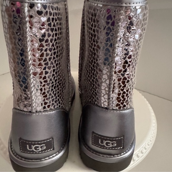 UGG Metallic Silver Boots - Picture 2 of 7